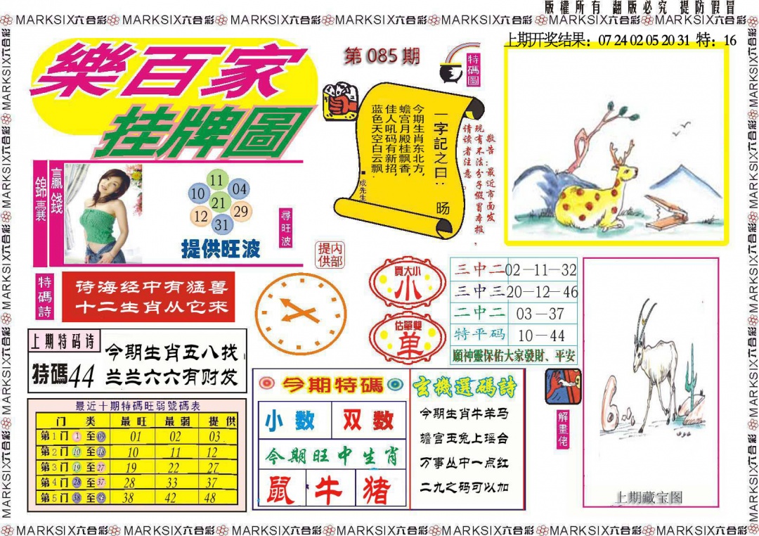 085期乐百家挂牌图[图]